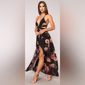 slim fit dress slacks Burgundy Off Shoulder Ruffled High Low Dress main image 0